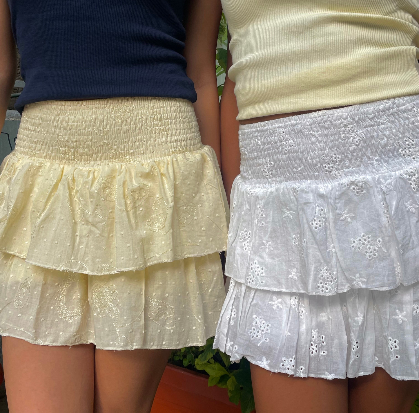 PRIMAVERA SKIRT IN WHITE