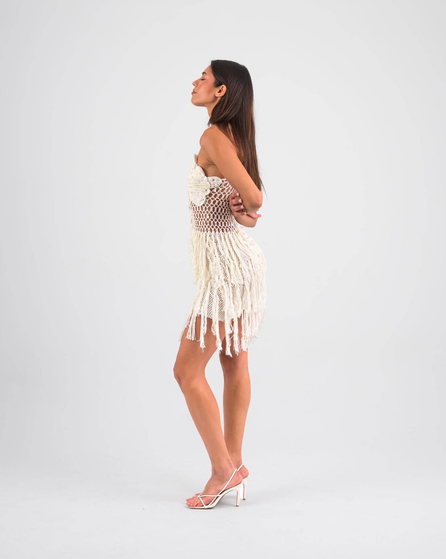LA VIDA DRESS IN WHITE