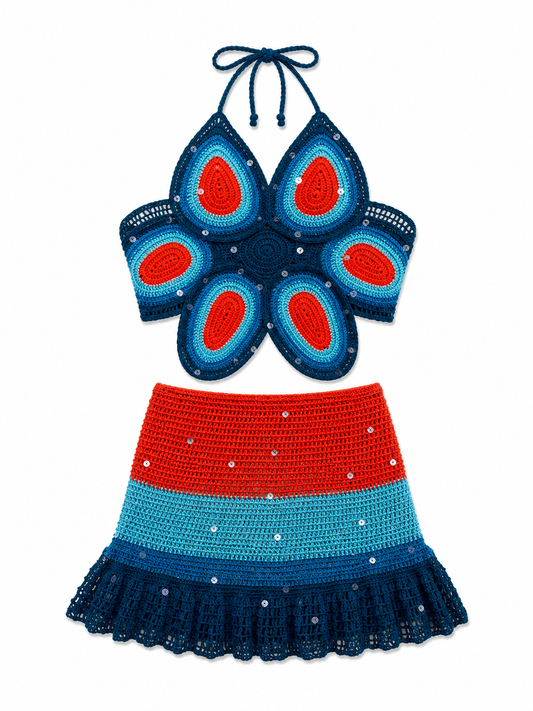 FLORASOL SET IN BLUE