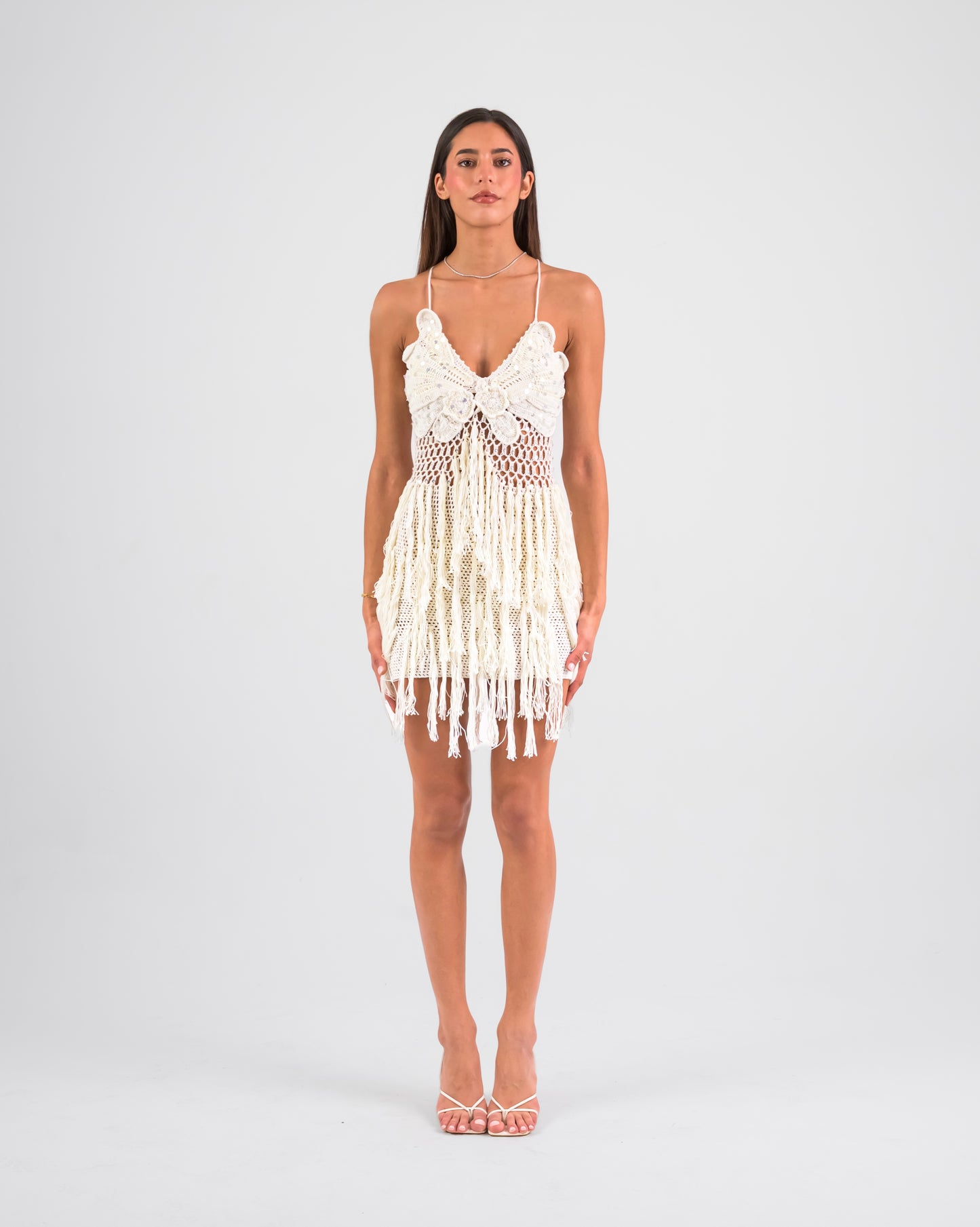 LA VIDA DRESS IN WHITE