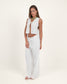 MER/LINEN SET IN WHITE
